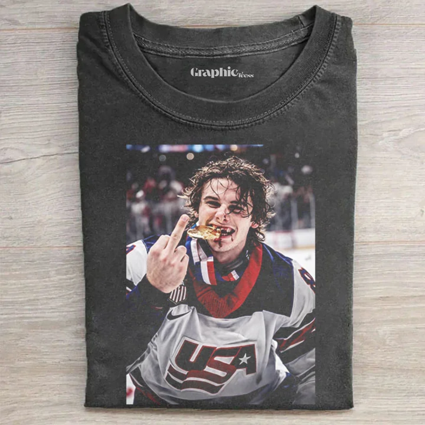 Jack Hughes Hockey Legend graphic Tee