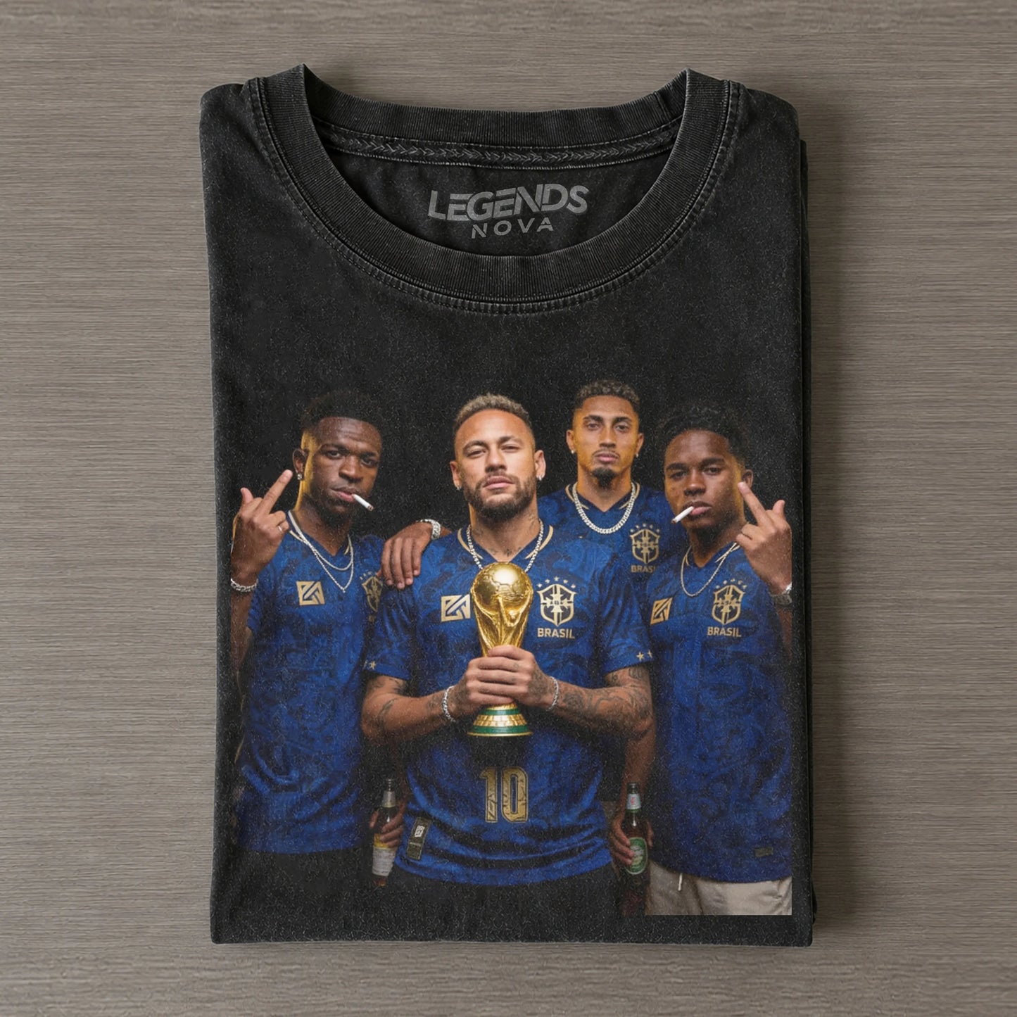 Brasil The Boys Football Print T-Shirt