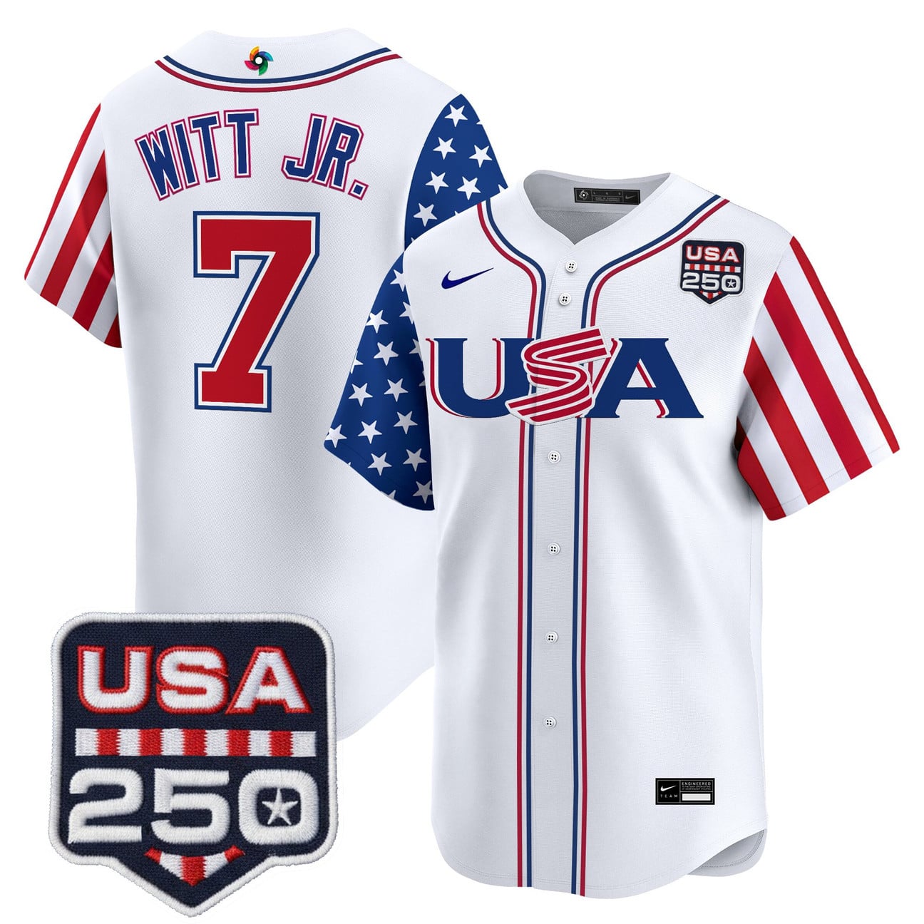 Team USA World Baseball Classic "America250 Edition" Vapor Premier Limited Jersey - All Stitched