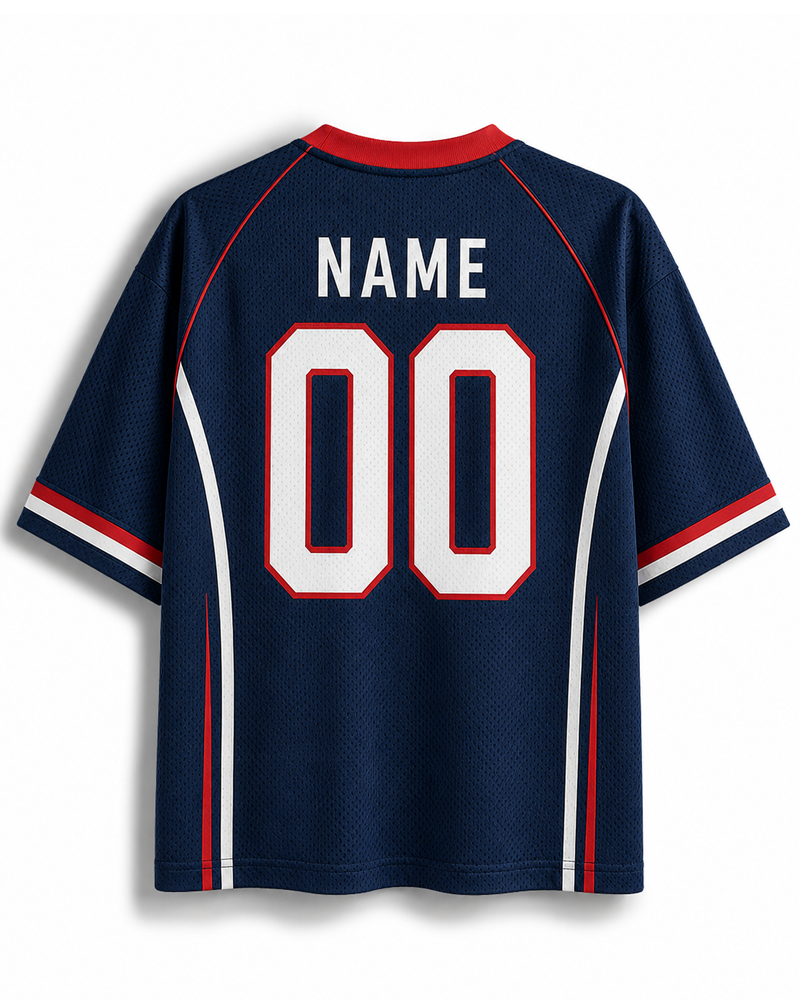 TheRetroTee Vintage France Football Heritage Mesh Jersey