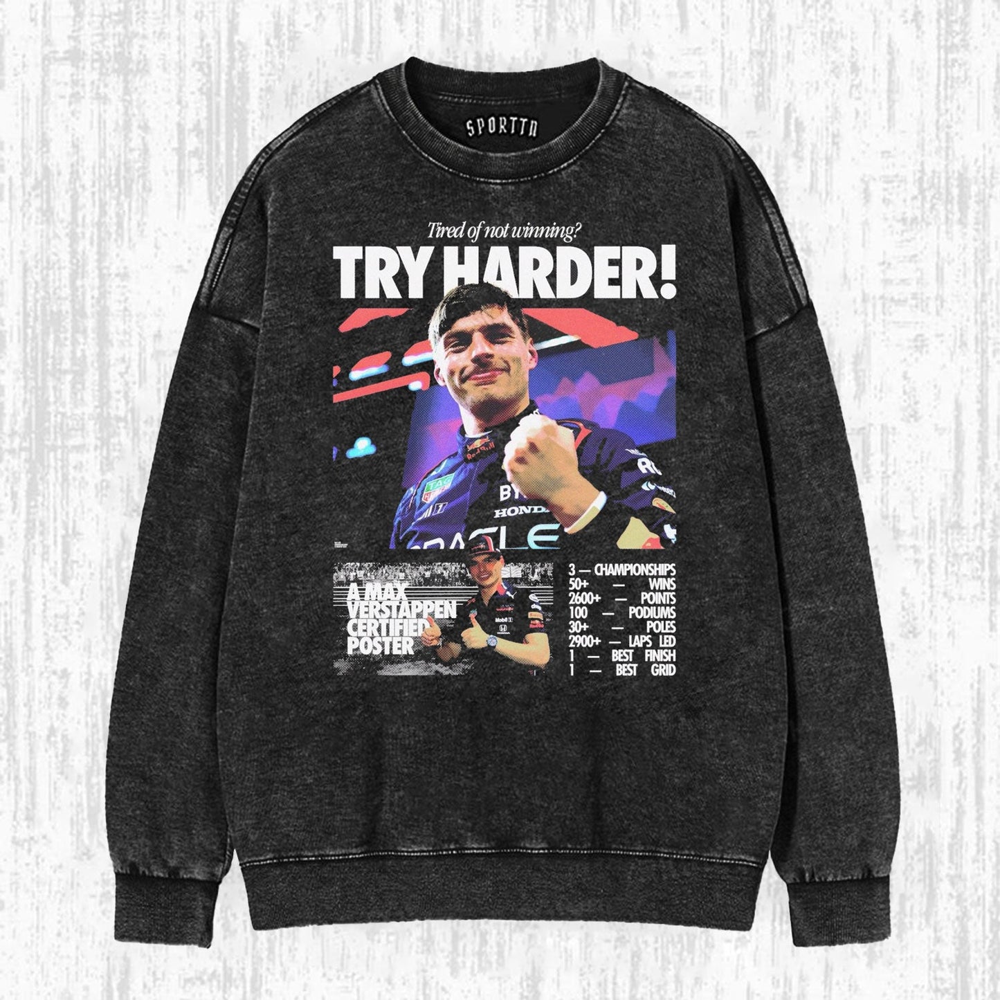 Max Verstappen T-Shirt/Sweatshirt/Kapuzenpullover