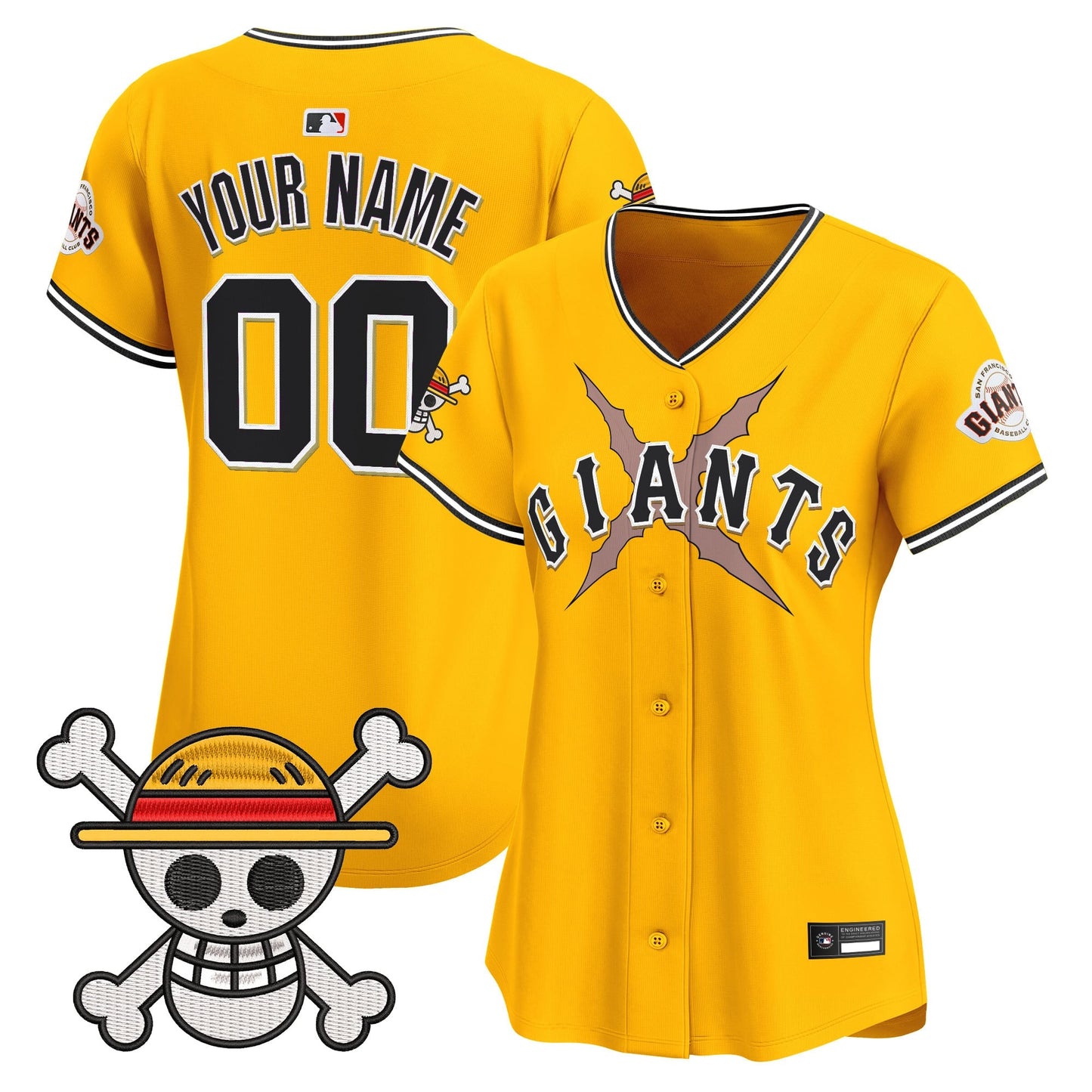 San Francisco Giants x One Piece Vapor Premier Limited Custom Jersey - Stitched