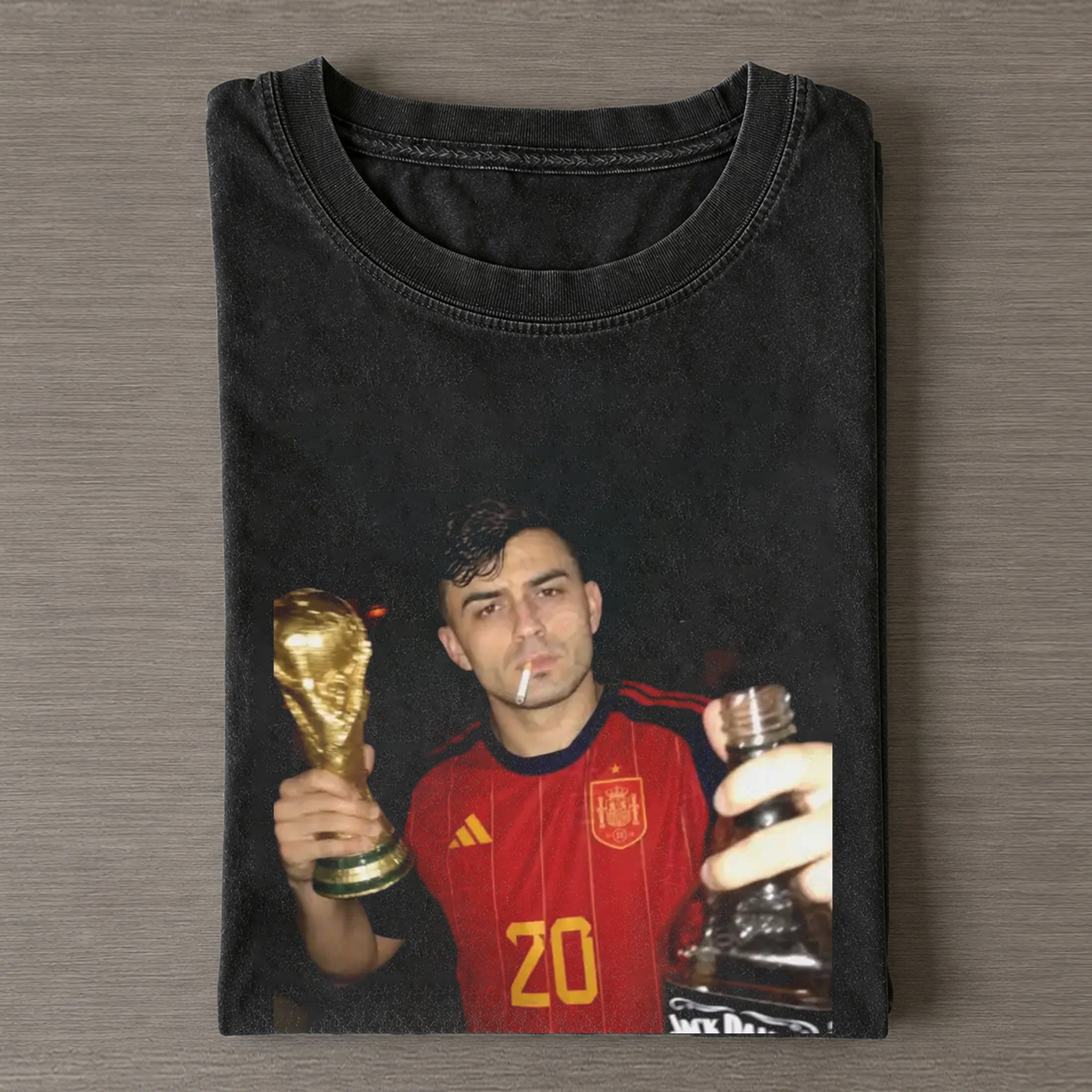 Spain Soccer Style Vintage Tee 18