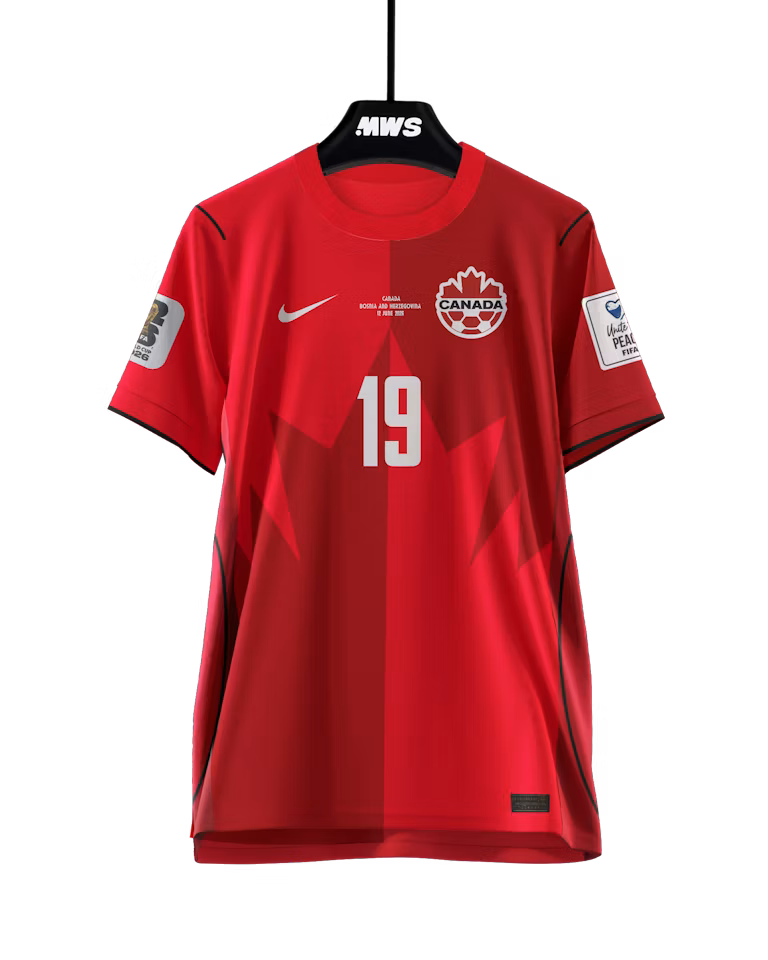 Alphonso Davies Match-Day Uniforms