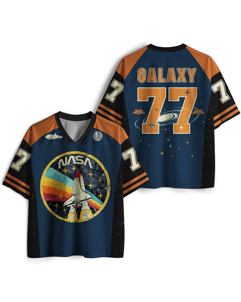 Maillot en mesh style années 70 TheRetroTee Orbital Launch Program