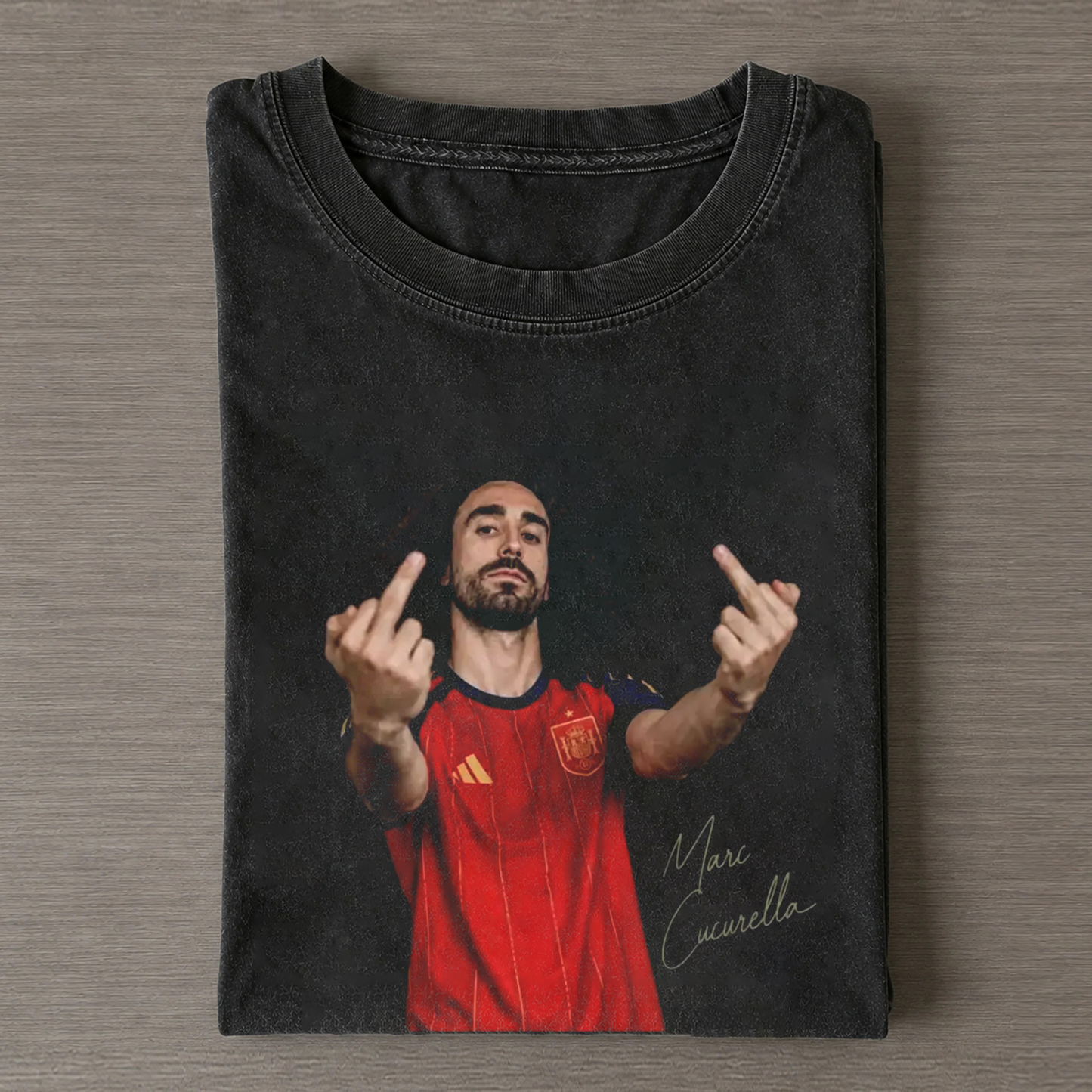 Spain Soccer Style Vintage Tee 19