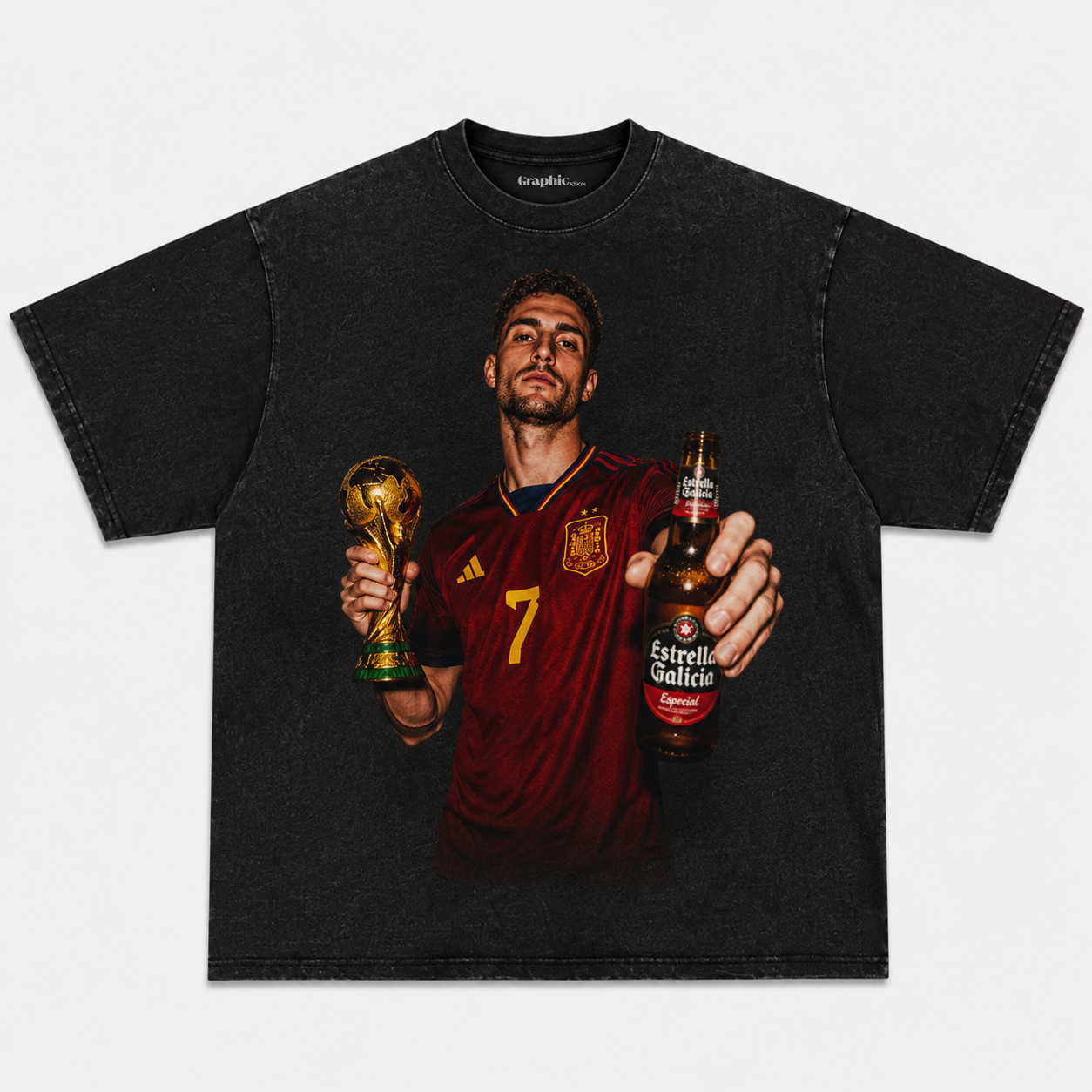 Spain FIFA 2026 Champion Custom Tee