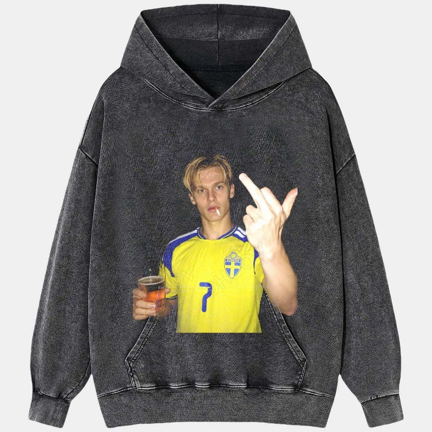 T-shirt style football Suède 5