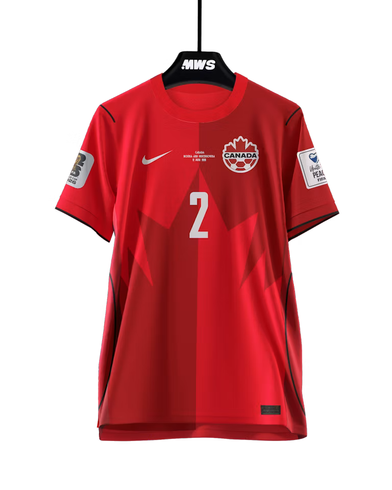 Uniformes de match d'Alistair Johnston
