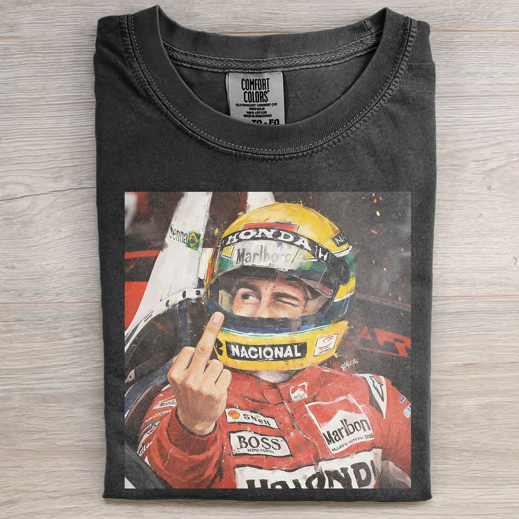 F1 Ayrton Senna Funny Meme T-Shirt