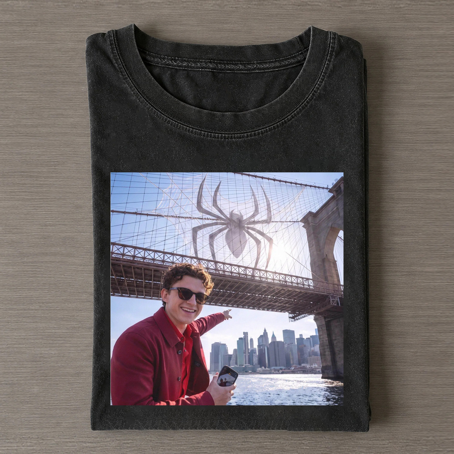 Vintage Superhero Style Graphic T-Shirt V3