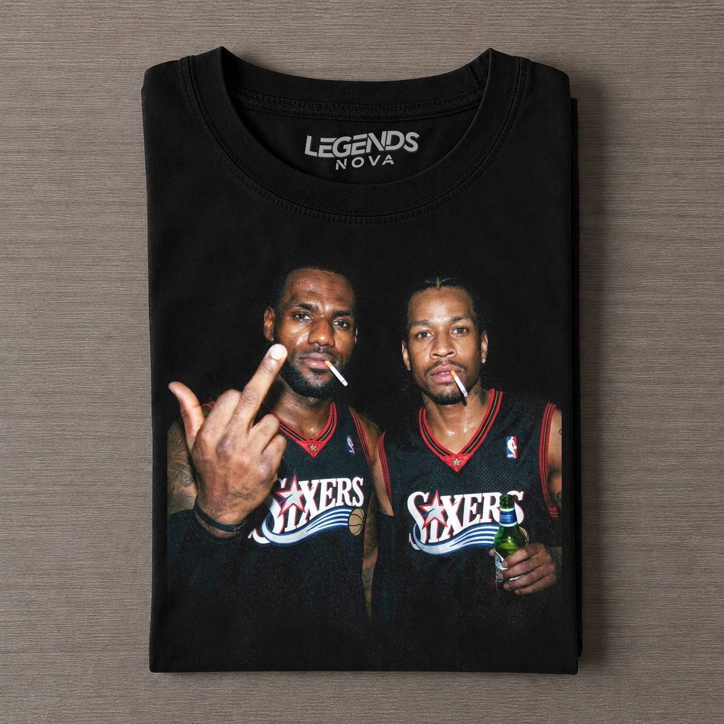LeBron James & Allen Iverson Funny Tee