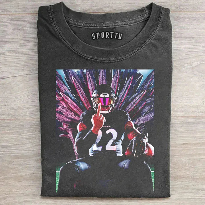 Derrick Henry King Henry NFL Baltimore Ravens #22 T-shirt