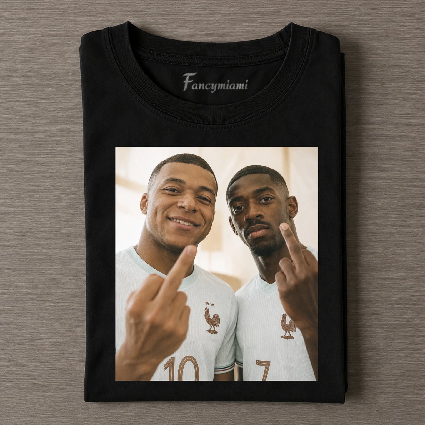 Vintage Portrait-Style Dual-Sport Athlete TEE