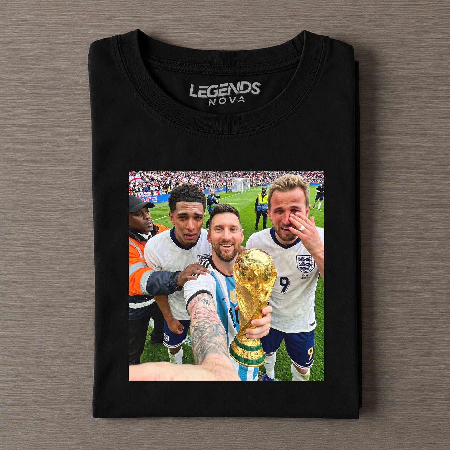 Bellingham, Kane & Messi World Cup Funny T-shirt
