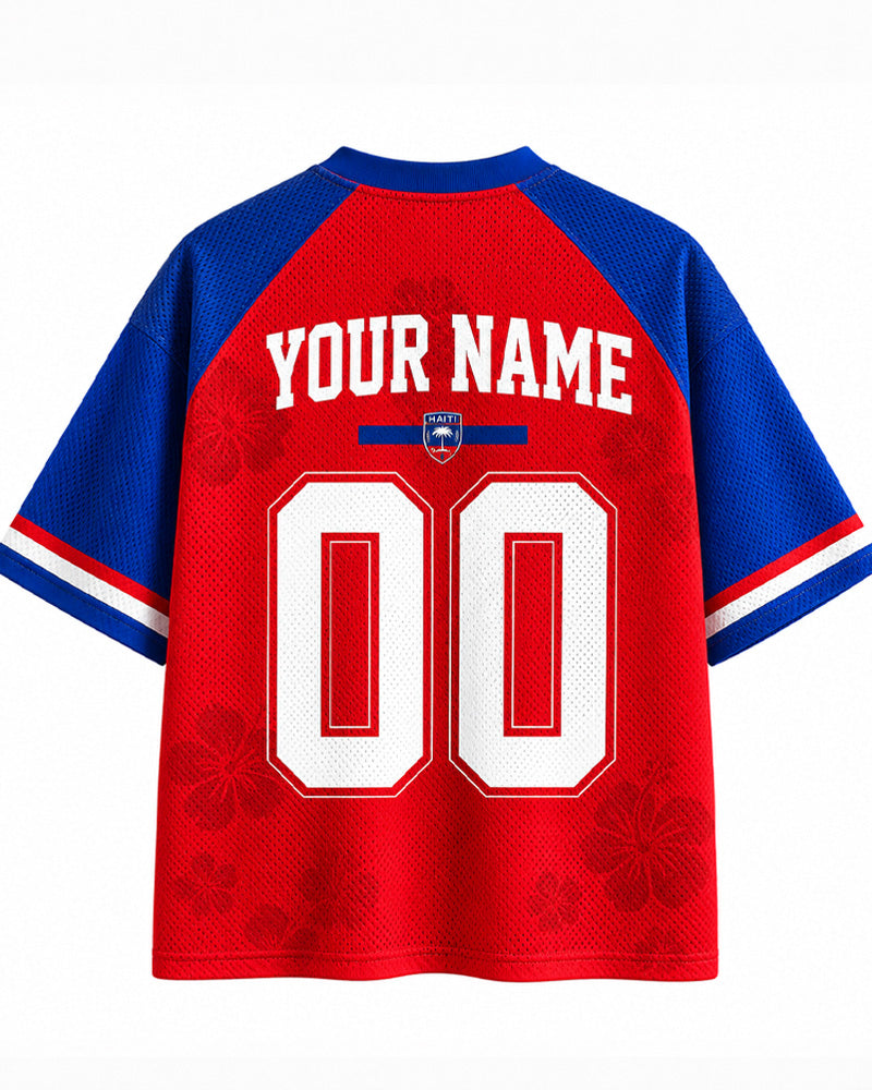 TheRetroTee Custom Haiti Mesh Jersey