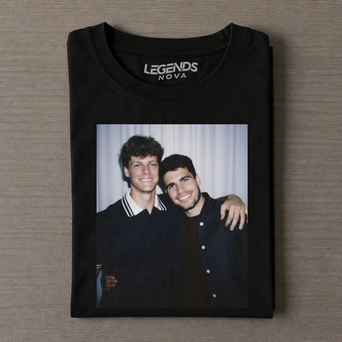 Novak Djokovic & Jannik Sinner Tennis graphic T-shirt