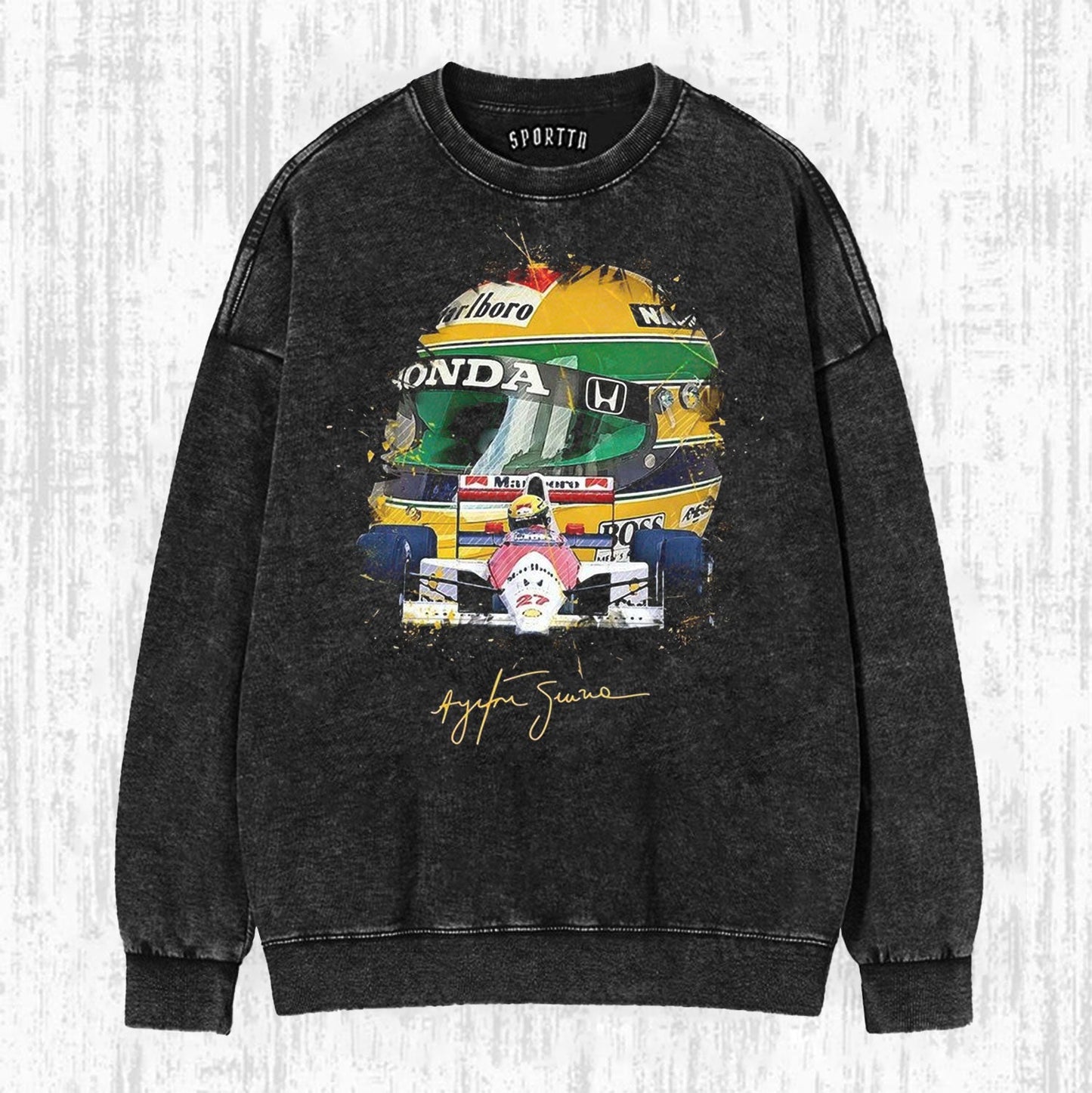 Ayrton Senna T-Shirt/Sweatshirt/Kapuzenpullover