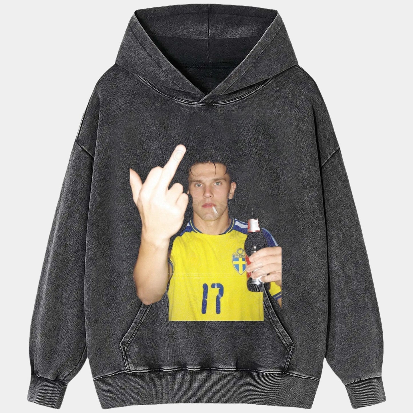 T-shirt style football Suède 10