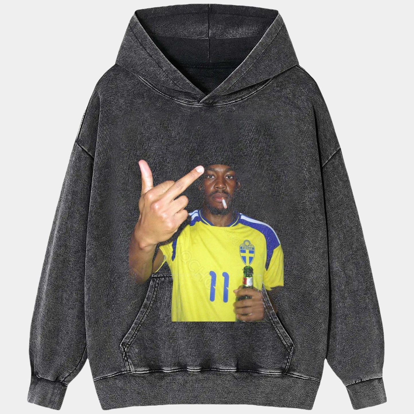 T-shirt style football Suède 7
