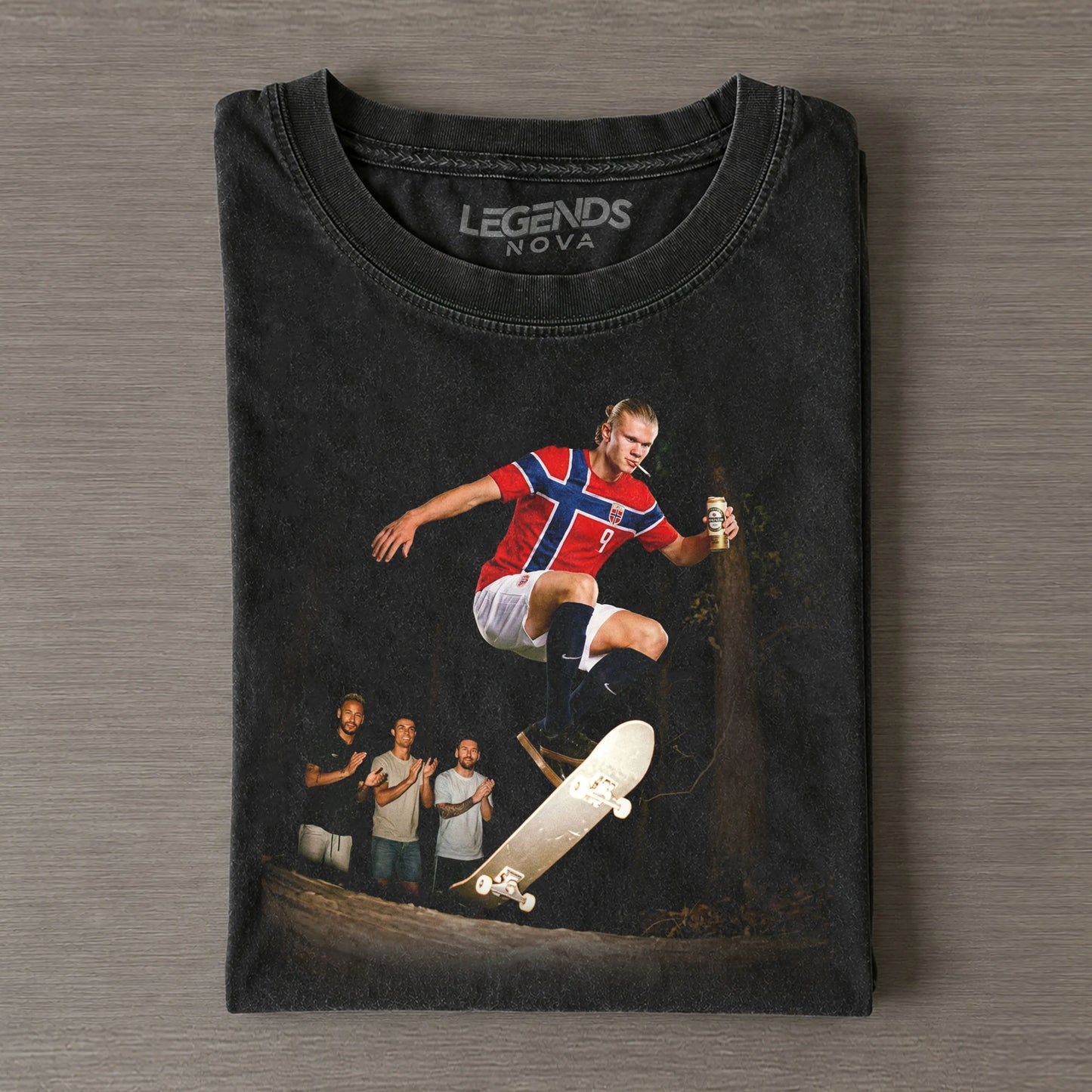 Erling Haaland Norway Funny Vintage T-Shirt