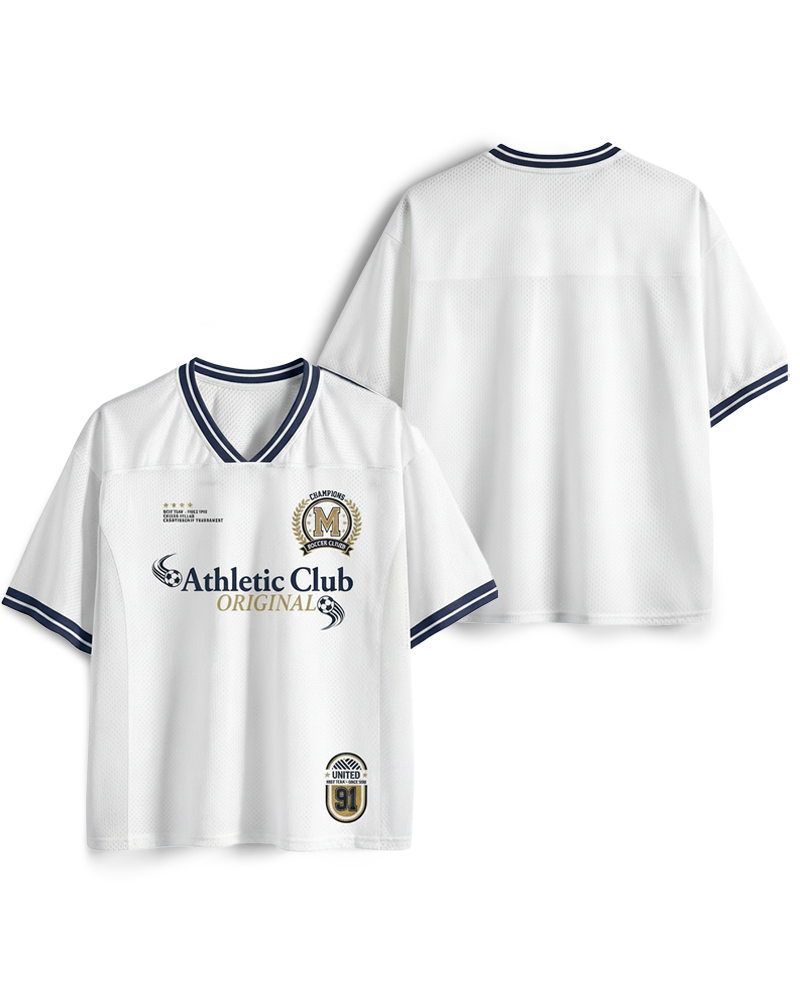 TheRetroTee Game On Sports Club Mesh Trikot