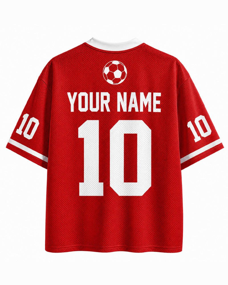 Maillot en mesh de football personnalisé Suisse TheRetroTee