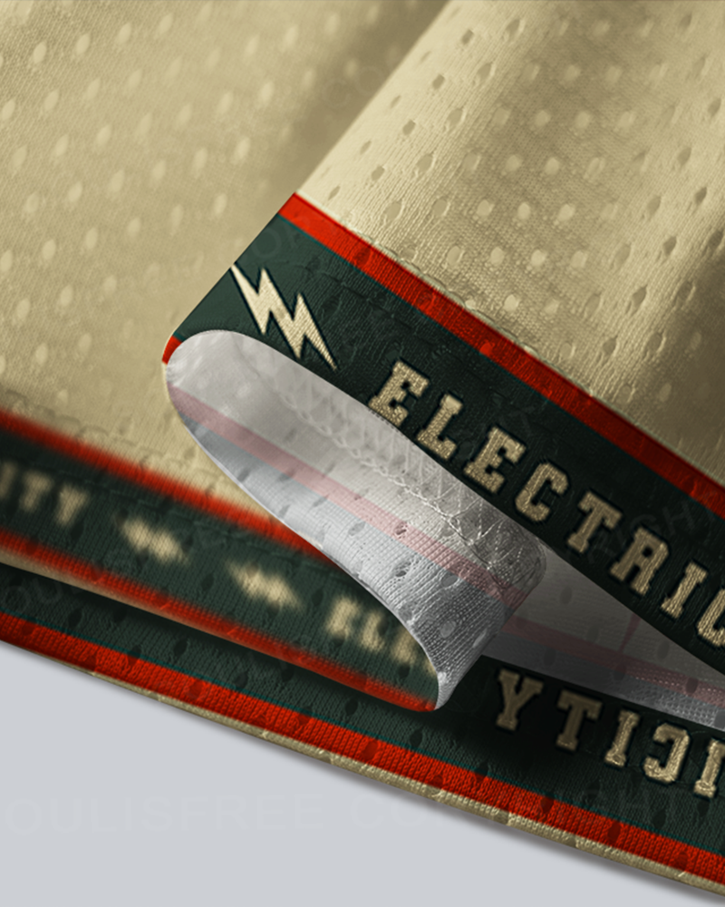 TheRetroTee Electricity Will Kill You Kids 1950er Netz-Trikot