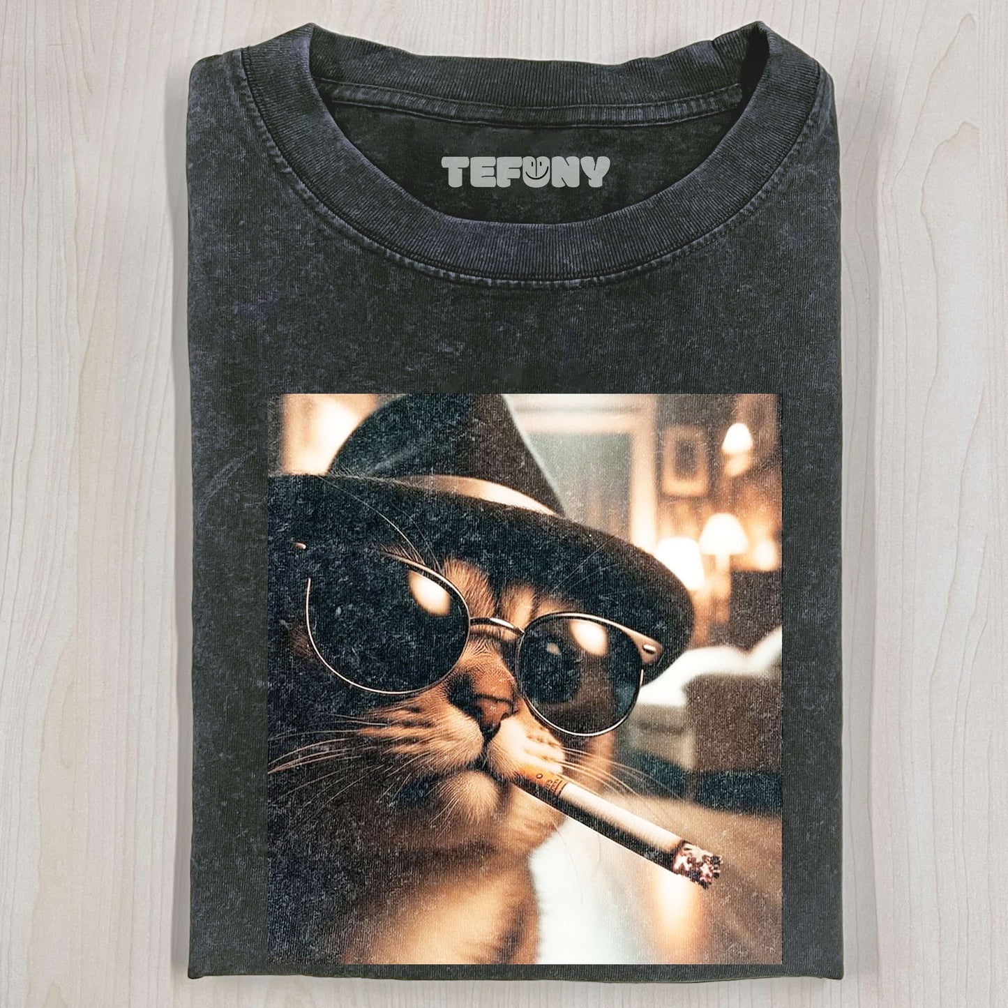 CAT RETRO T-SHIRT