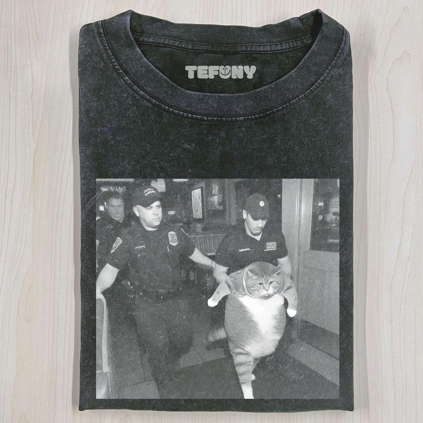 THE FUNNY CAT T-SHIRT