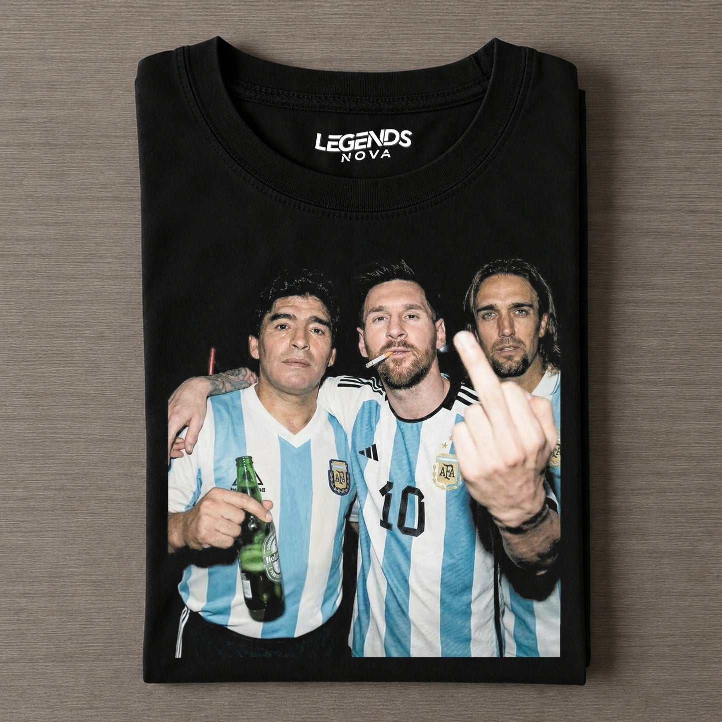 Lionel Messi & Diego Maradona & Gabriel Batistuta Tee
