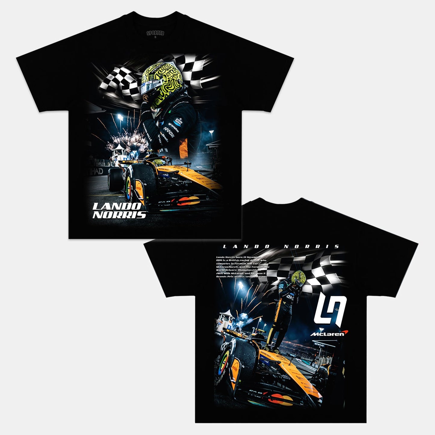 LANDO NORRIS 2025 WORLD CHAMPION TEE
