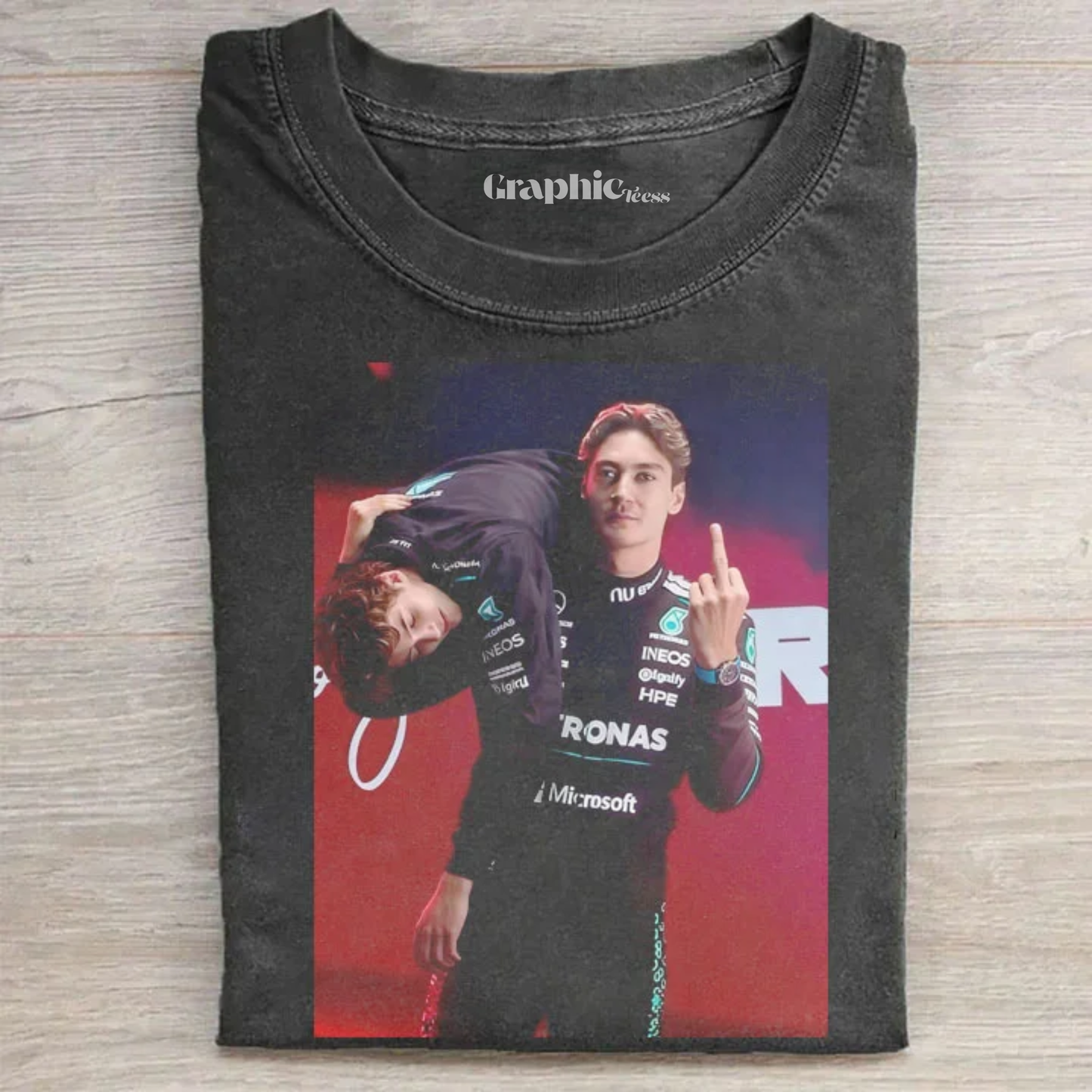 F1 George Russell Mercedes "Shoulder Carry Provocation"