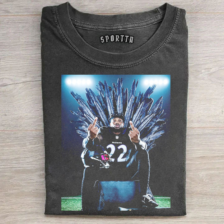 Derrick Henry King Henry NFL Baltimore Ravens #22 T-shirt
