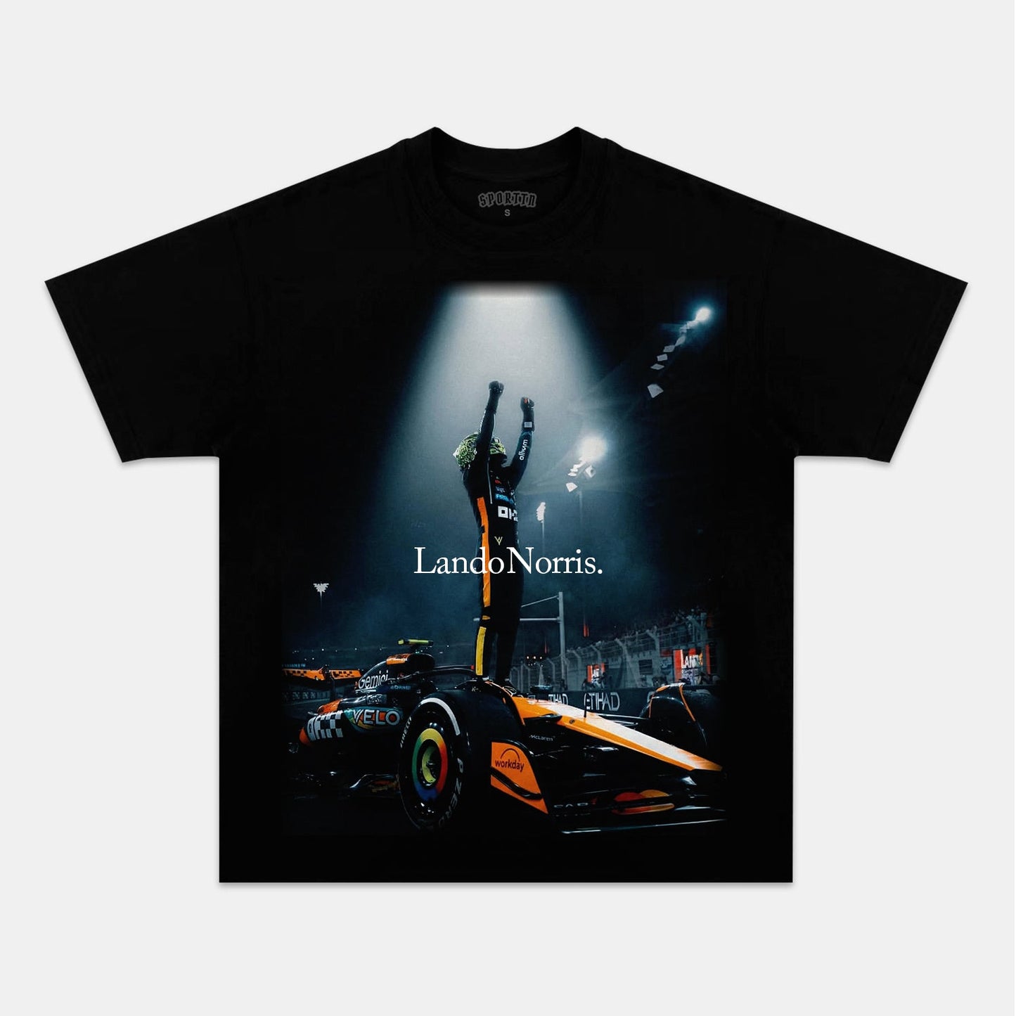 LANDO NORRIS 2025 WORLD CHAMPION V4 TEE