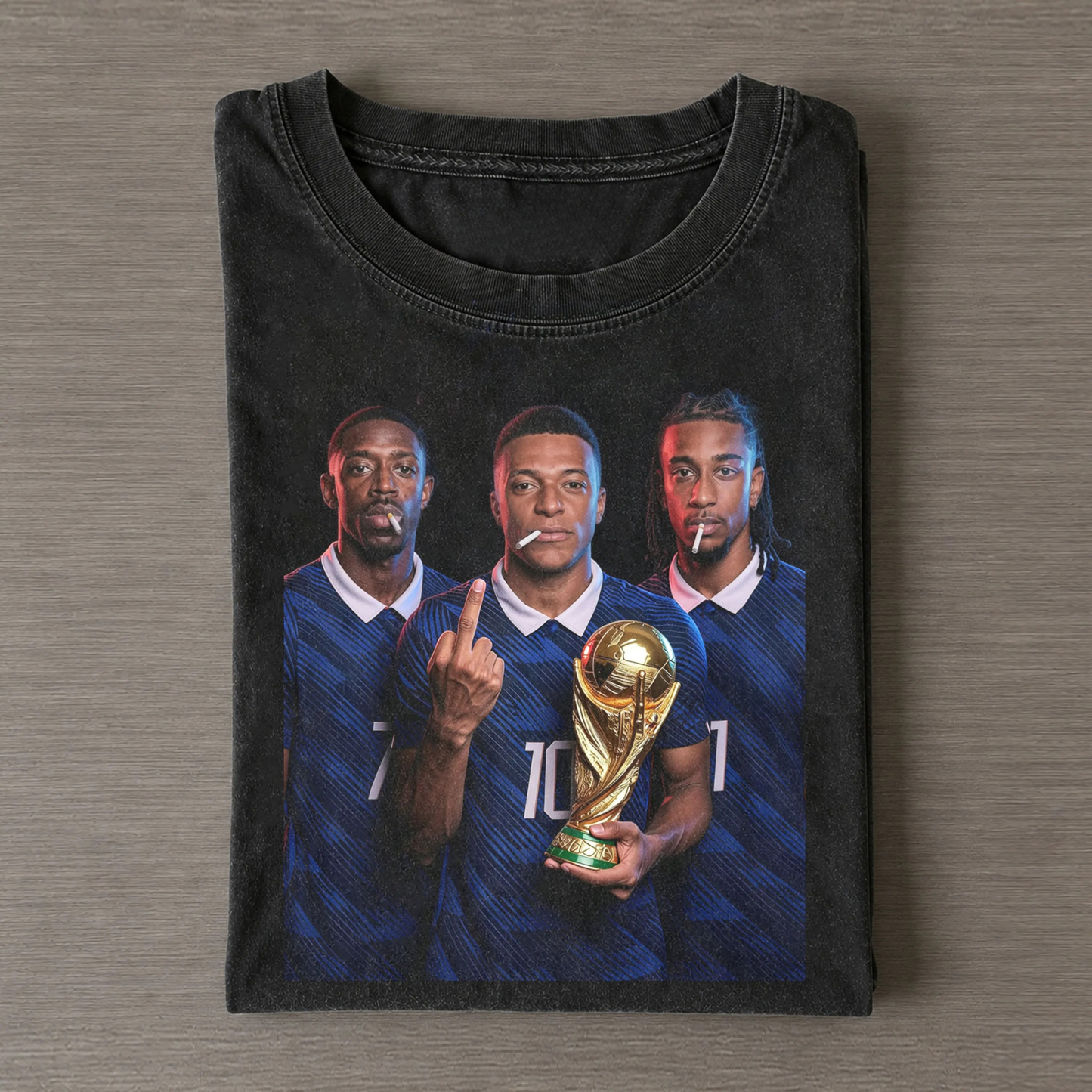 Ousmane Dembélé & Kylian Mbappé & Michael Olise France T-shirt