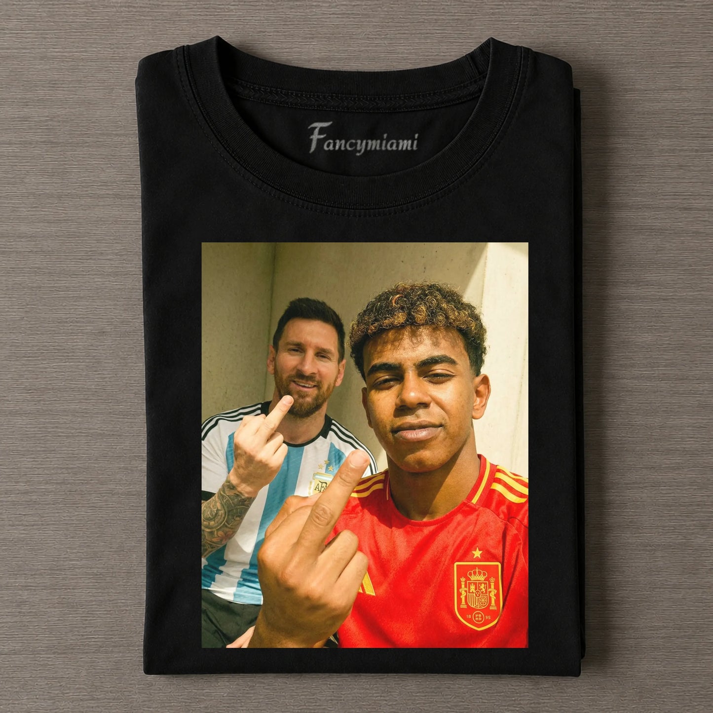 DUAL SOCCER ATHLETE VINTAGE FILMPRINT T-SHIRT