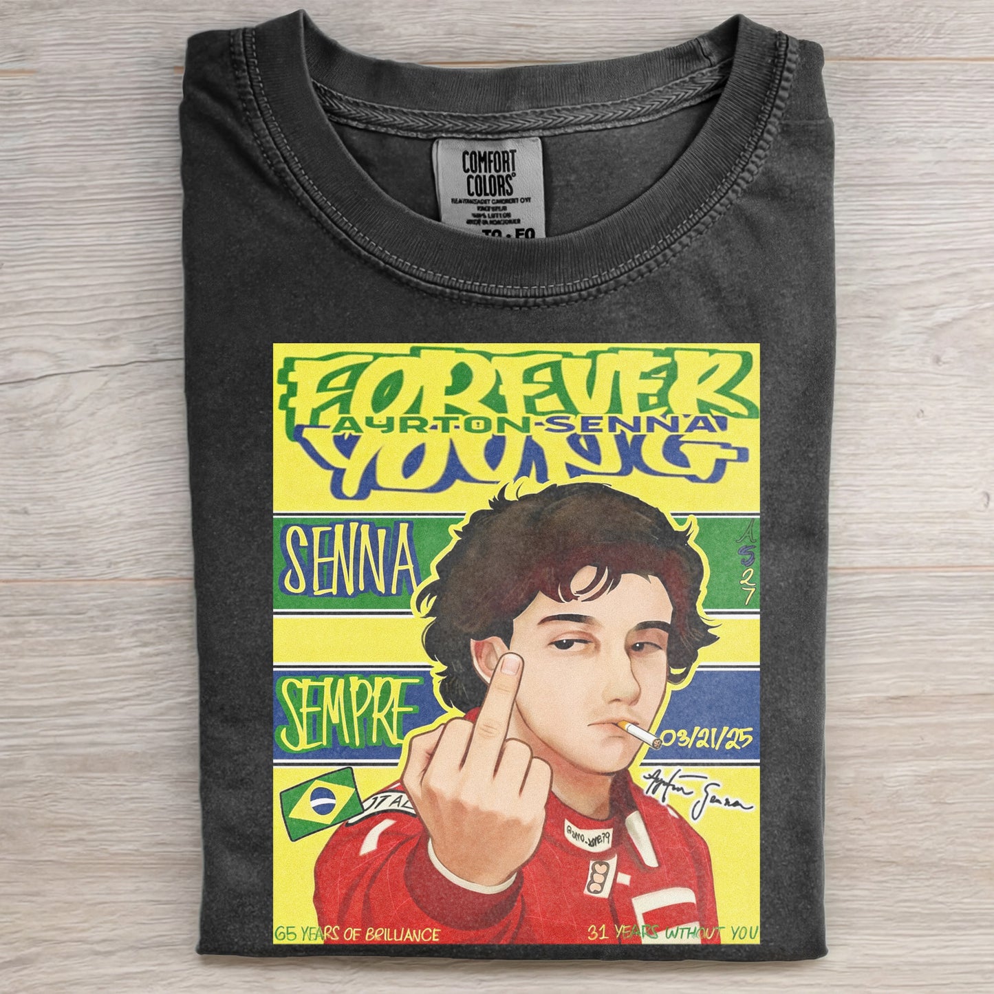 F1 Ayrton Senna Funny Meme T-Shirt