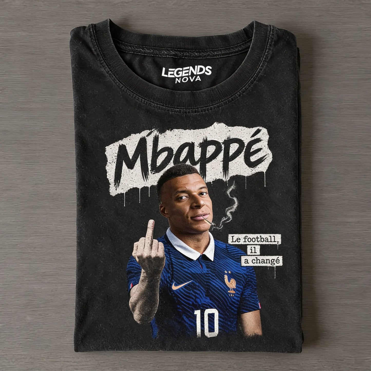 “Le football, il a changé”Kylian Mbappé 2026 Vintage Tee