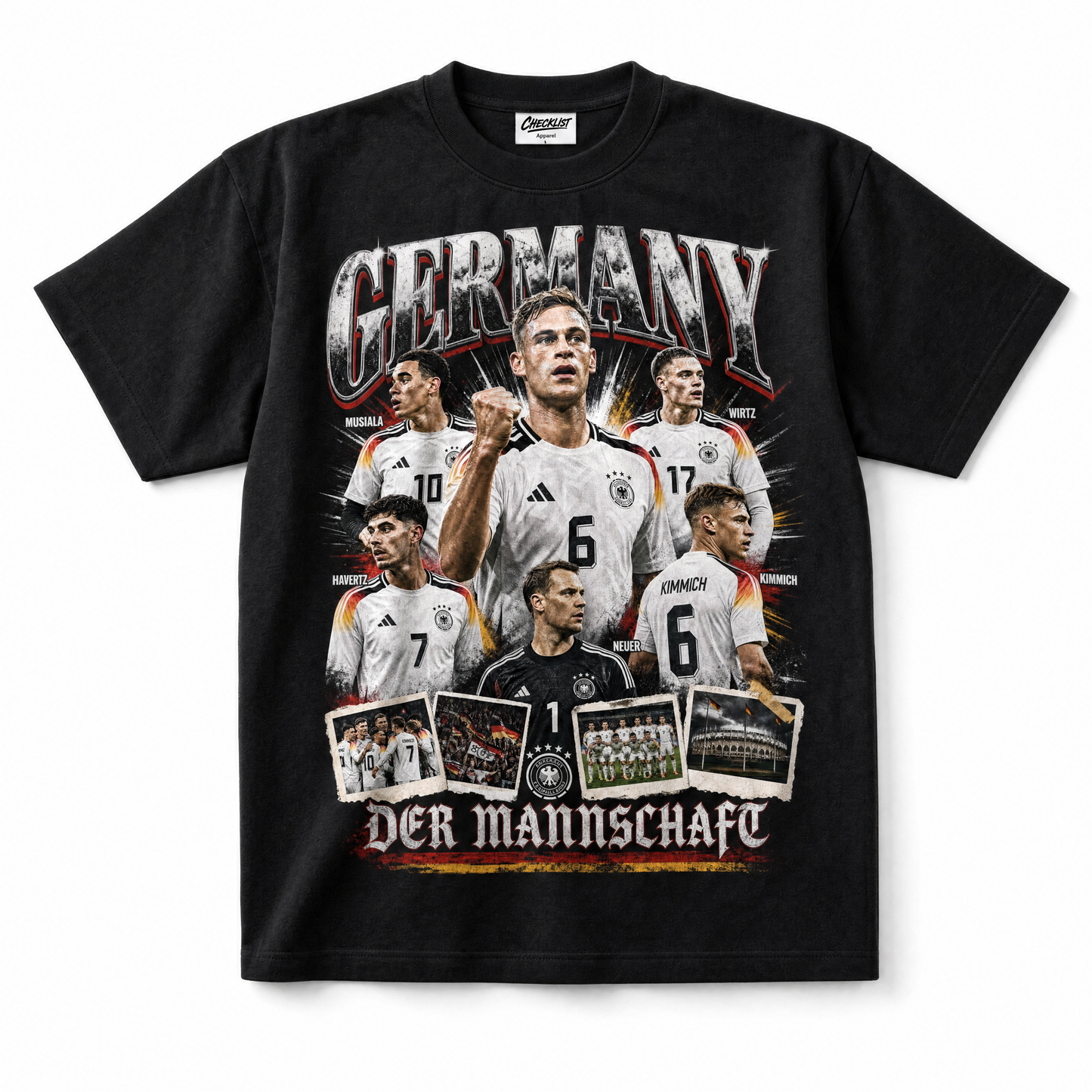 Allemagne Der Mannschaft Coupe du Monde 2026 T-shirt