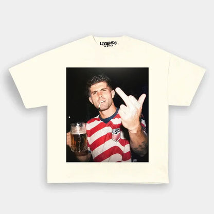 Christian Pulisic American Soccer Style Tee