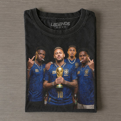 Brasil The Boys Football Print T-Shirt