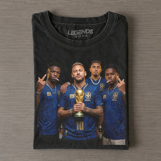 Brasil The Boys Football Print T-Shirt