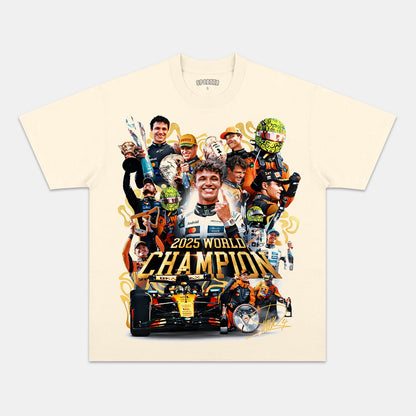 LANDO NORRIS 2025 WORLD CHAMPION V2 TEE