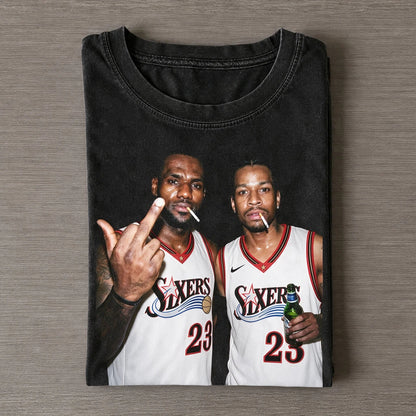 LeBron James & Allen Iverson Funny Tee V1.2