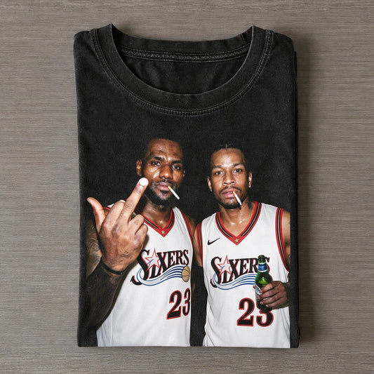 LeBron James & Allen Iverson Funny Tee V1.2