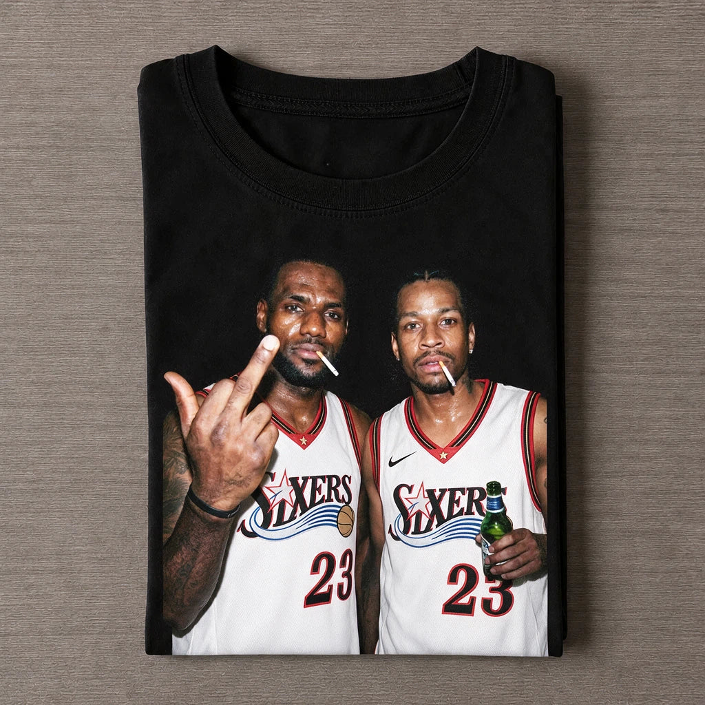 LeBron James & Allen Iverson Funny Tee V1.2