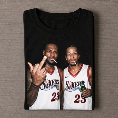 LeBron James & Allen Iverson Funny Tee V1.2
