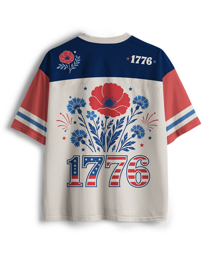 TheRetroTee USA 250th Still Resisting Vintage Mesh Trikot