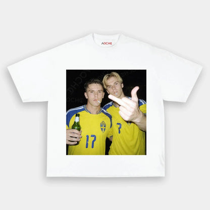 Schweden Fußball Style T-Shirt 3.4